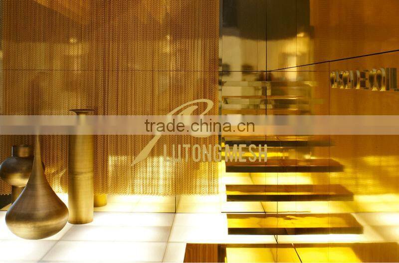 Metal screen mesh for room divider