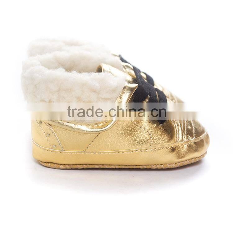 Wholesale shoes for kids high quality soft sole warm baby boots shoes for winter