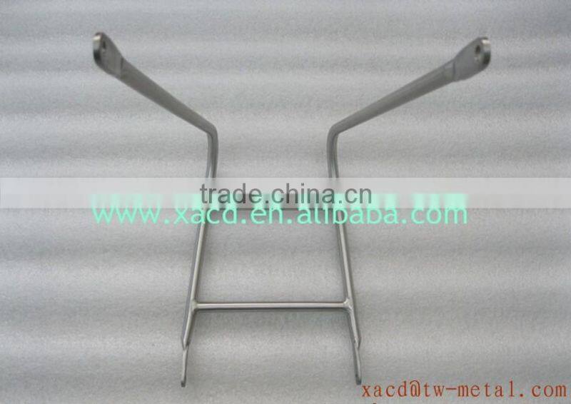 XACD Titanium BIKE rear rack with handing brush finished customed baggage rack titanium bicycle rear rack