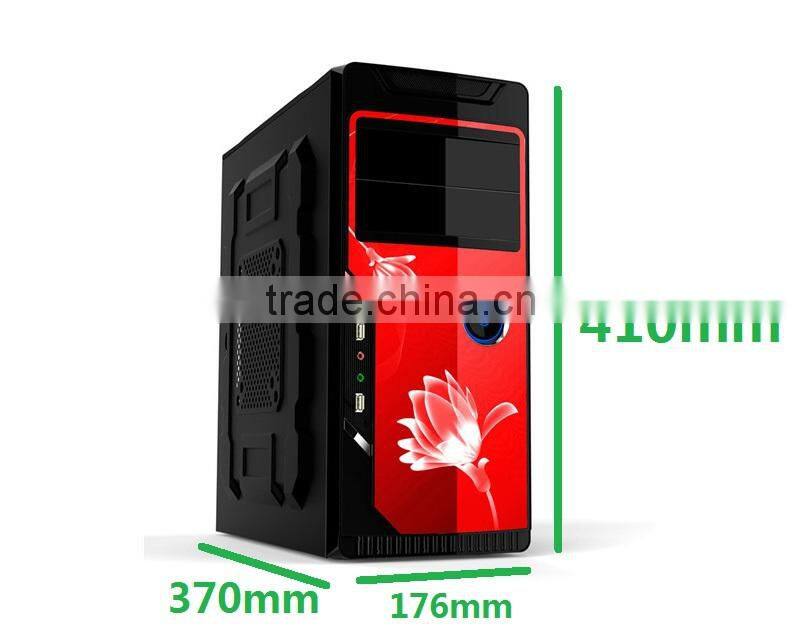 DN-V series v6 colorful atx computer case/red pink blue tower computer case