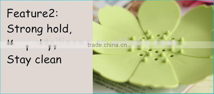 Soap Box,Silicone Soap Box,Lovely Tiny Bathroom Silicone Soap Box