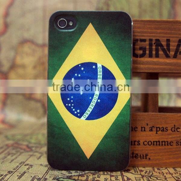 National flag case for iphone 6 , plastic flag phone case