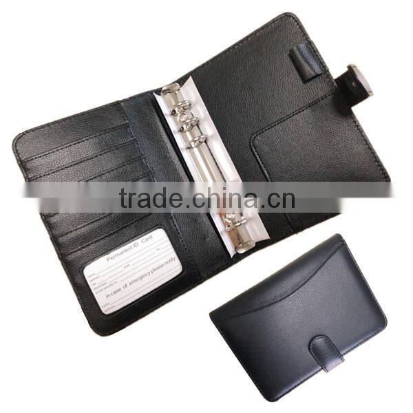 A5 ring binder leather organizer agenda