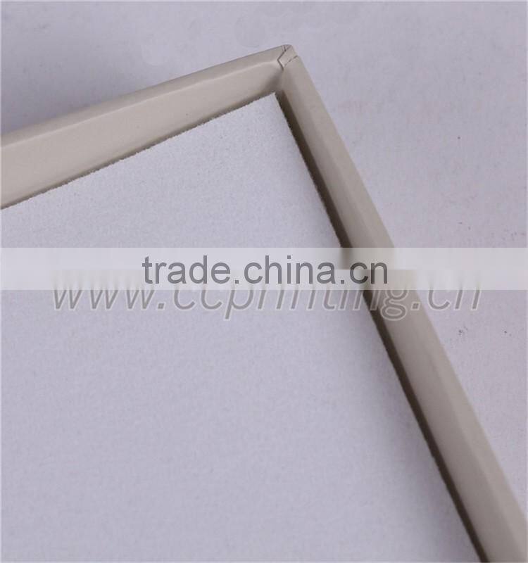 Custom cheap window jewelry packaging box with lid