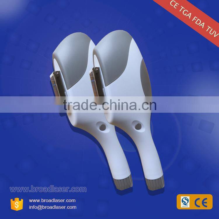 New design in 2016 hair removal ipl+rf e light system broadlaser Tender skin from china