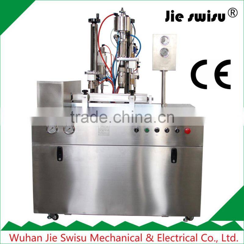Sponge adhesive aerosol filling machine