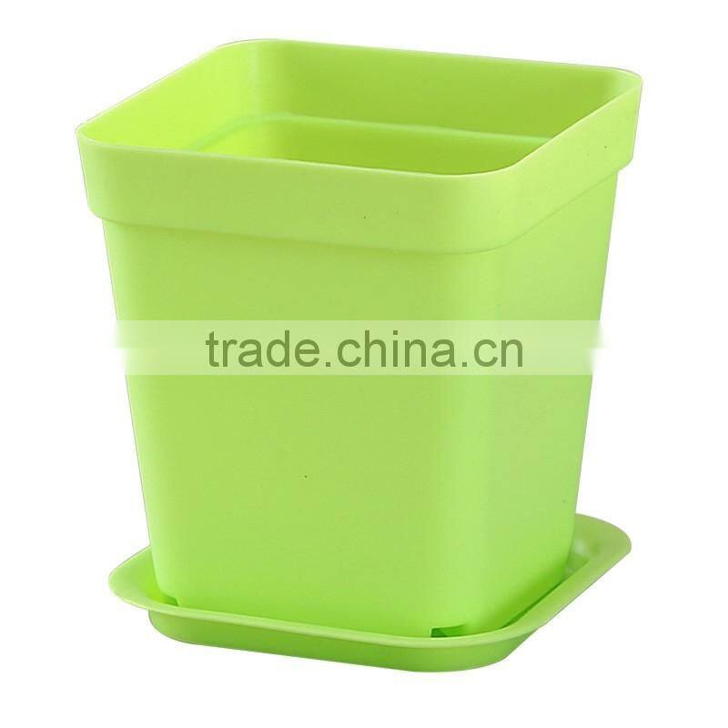 small square plastic flower pot injection mould