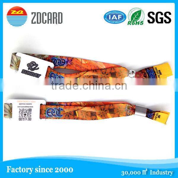 plastic nylon well design rfid wristband