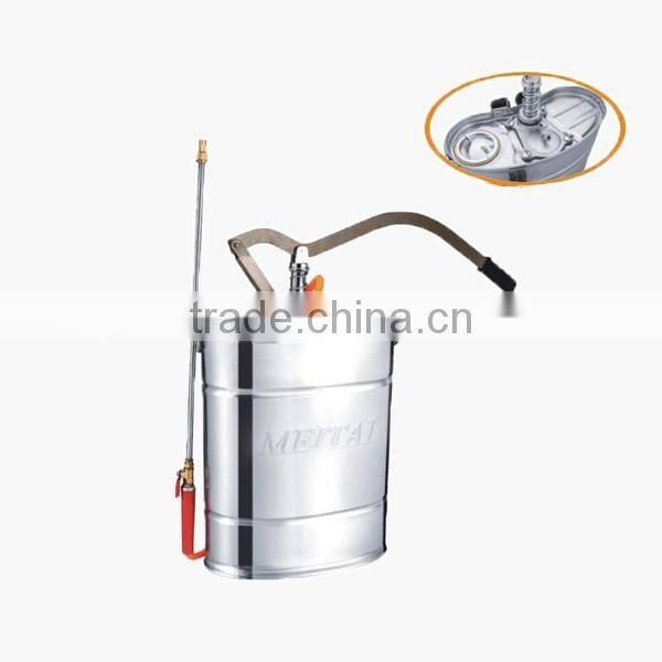 16L Stainless steel manual knapsack sprayer