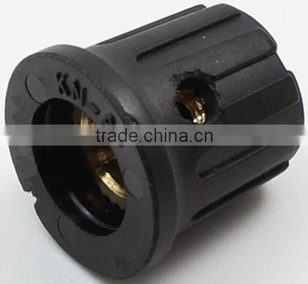 white dot colorful plastic skirted control knobs