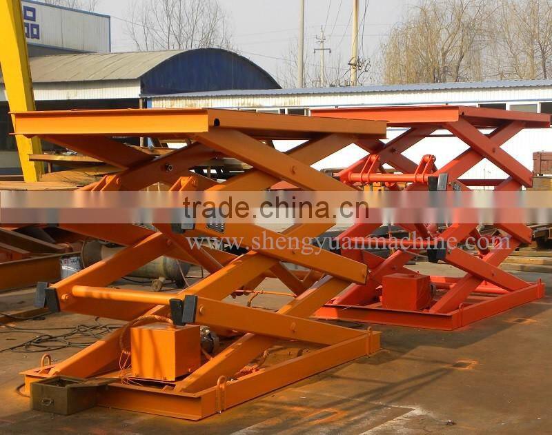 Stationary Scissor Cargo Lift Table 2000kg Capacity, 3.4m Height