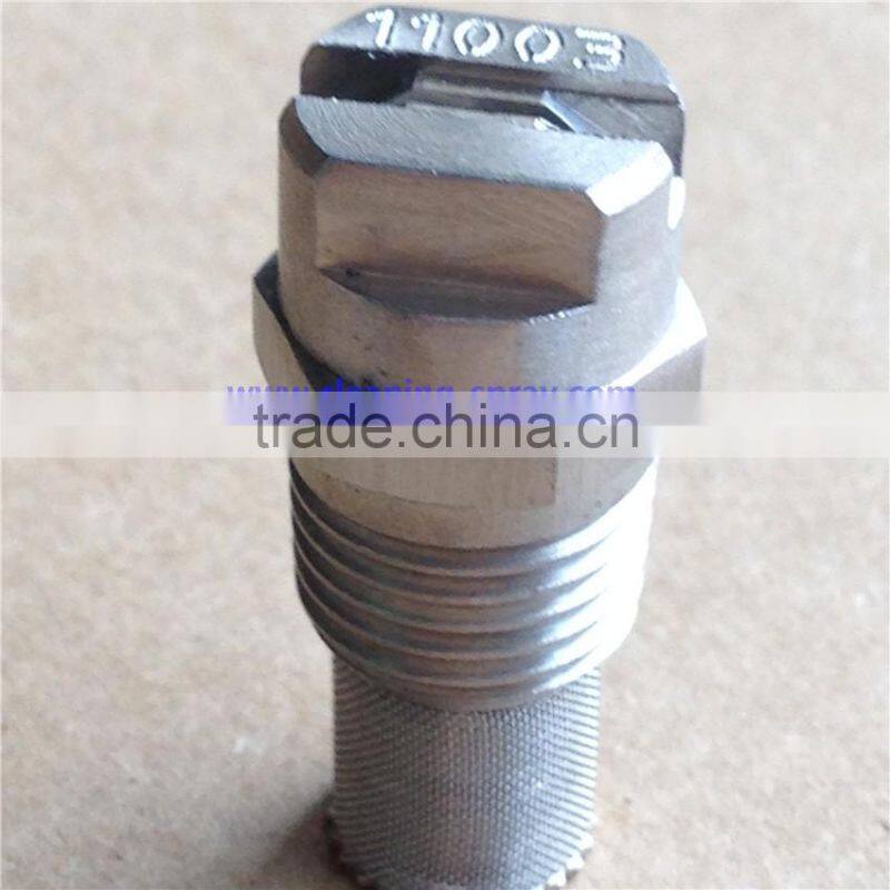 11003 1/4" Vee jet flat spray nozzle with filter