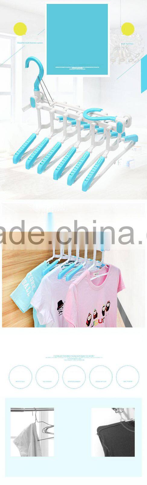 Multi-function double side hangers Magic Hangers Clothes Rack Home Organization foldable