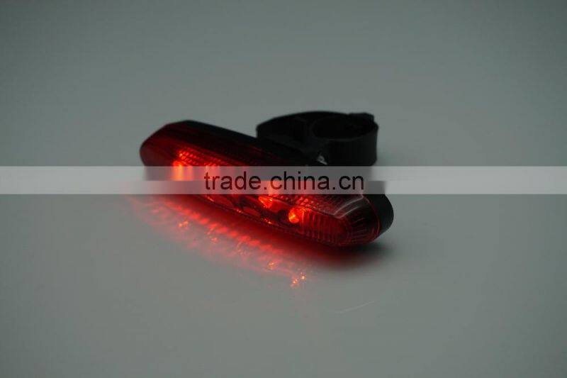New design of Led Flashing Bicycle Tail Light,5 red LED work light