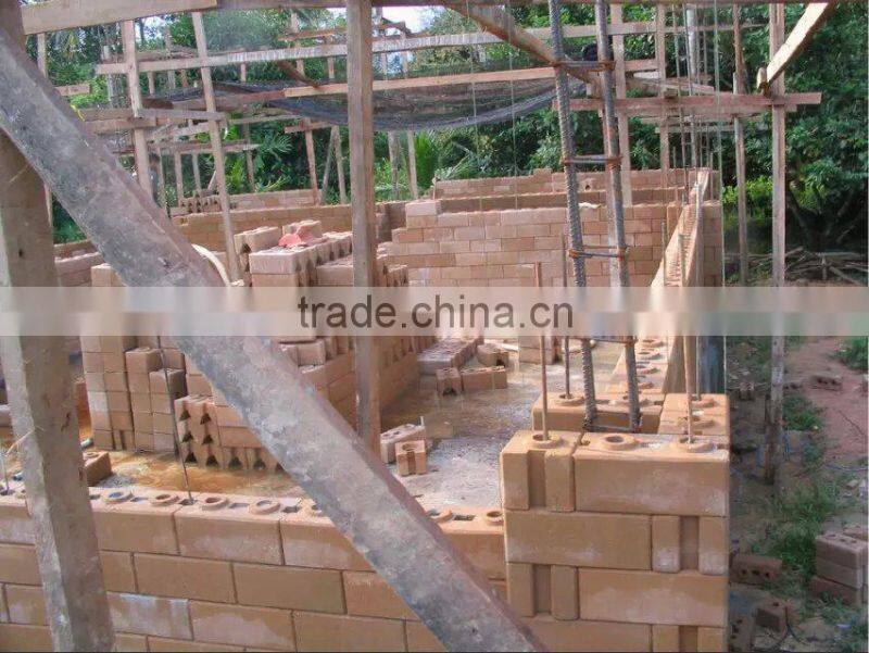 Manual interlocking brick making machine