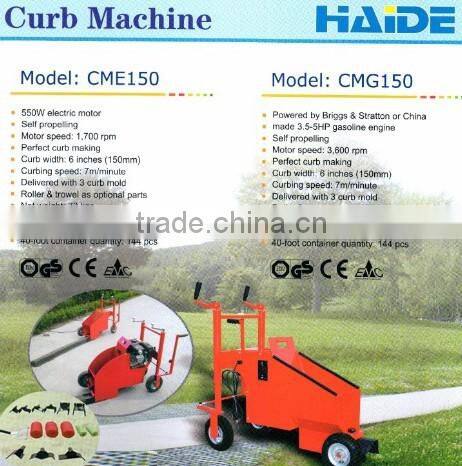 Road concrete curbing machine/550W curb machine