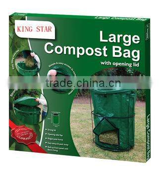92 Gallon volume Composter bag with opening lid
