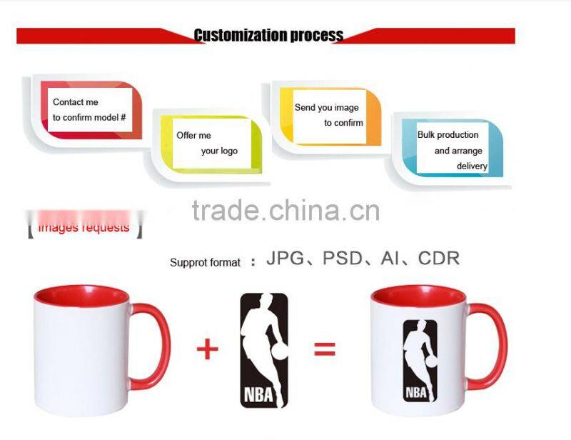 11oz sublimation ready mug Chinese ceramic cup