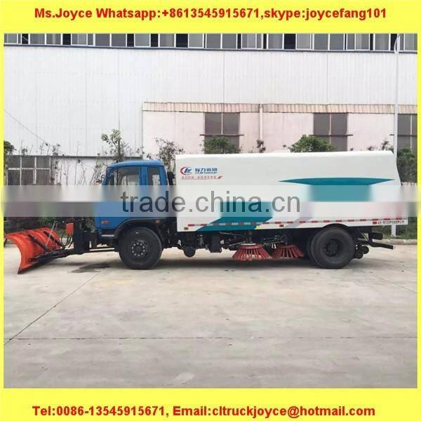 Road Sweeping And Cleaning Truck With Snow Cleaning/CCD