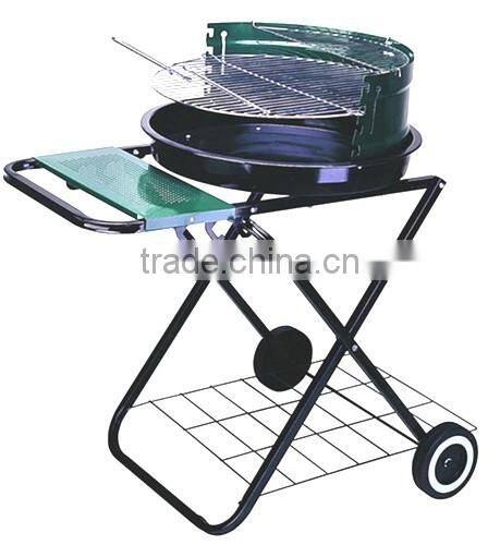 promotional folding bbq grill trolley