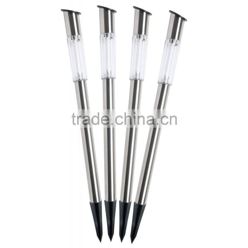 Stainless Steel Long Solar Garden Lighting Pole Light