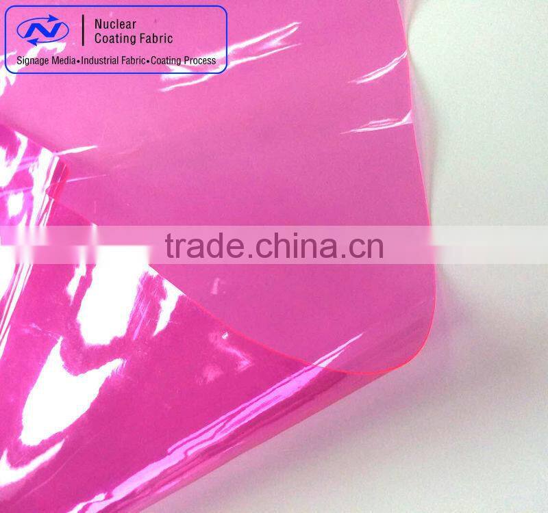 High flexibility raincoat PVC film