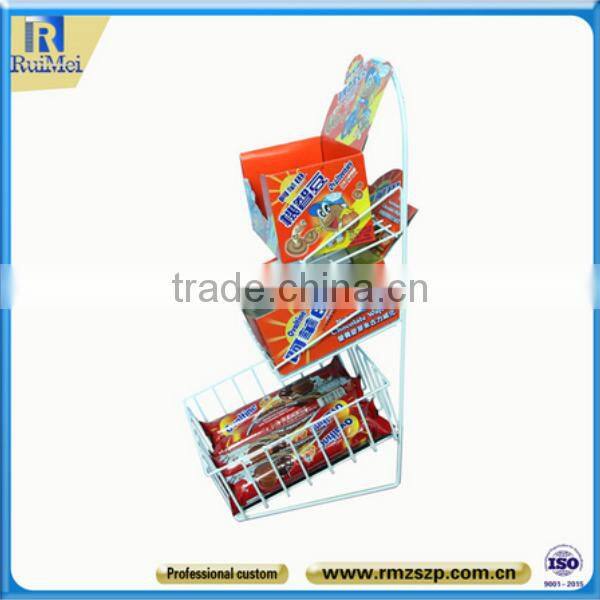 3-tier Countertop Light Duty Metal Wire Candy Display Stand