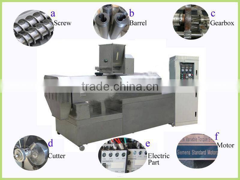 Efficient dog fish cat food production line