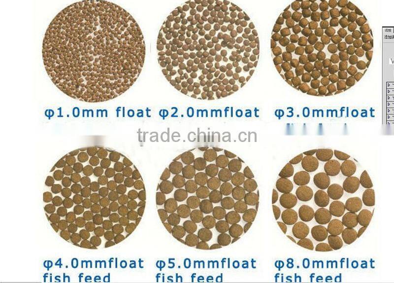 floating fish feed pellet machine/animal feed pellet production line