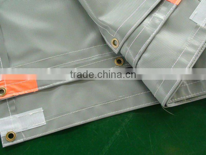 Polyester PVC Laminated Fireproof Soundproof Fabric For Japan Market