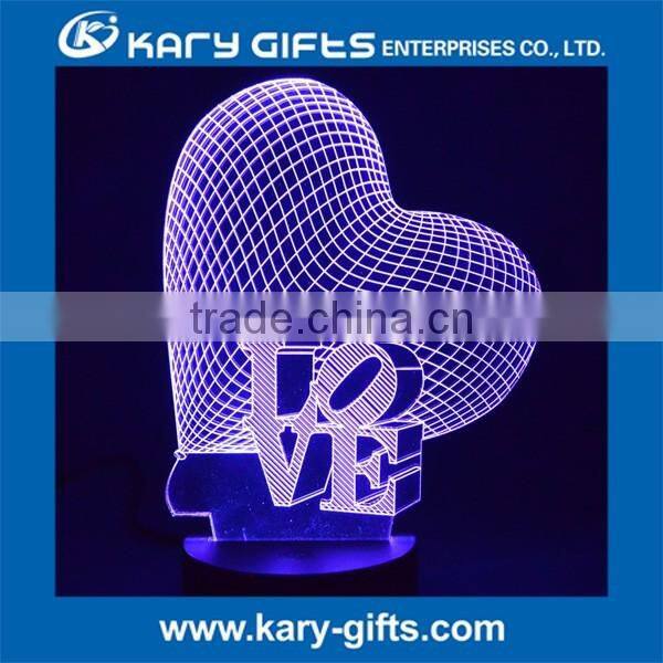 football,car, fish shape night light 3D art deco led table lamps 3D home decoration kids gift light