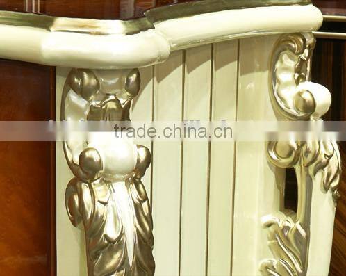 High End Wooden Kitchen Cabinet, Dining Room Furniture Side Cabinet, Parquet Pattern Kitchen Cupboard (BF01-ML024)
