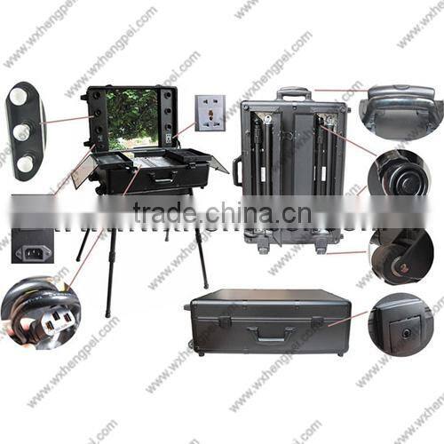 cosmetics case /trolley case /Large cosmetic case with lamps