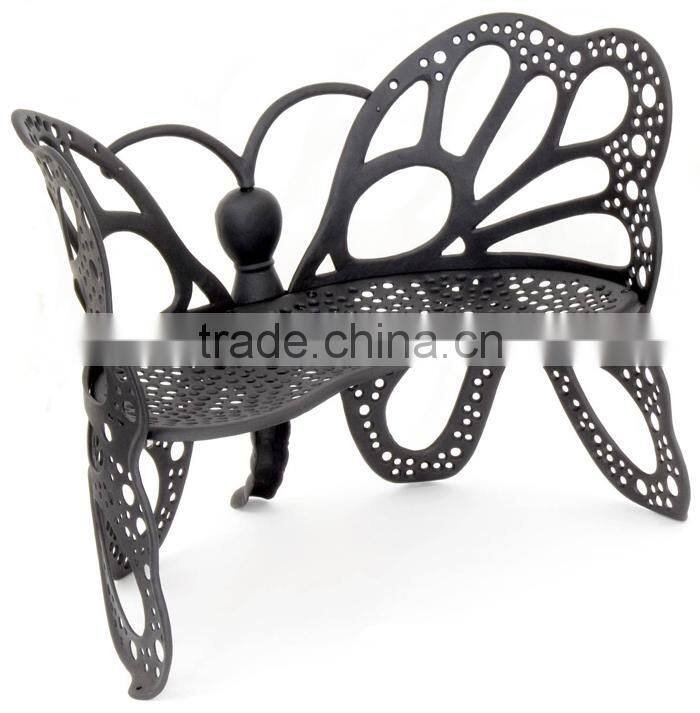 Double-Seat Butterfly Garden Beach Lounge Chair Cast Aluminum Bistro Chair