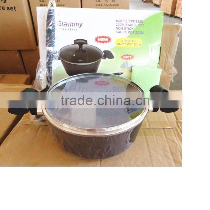 3pcs Non-stick sauce pot stocklot