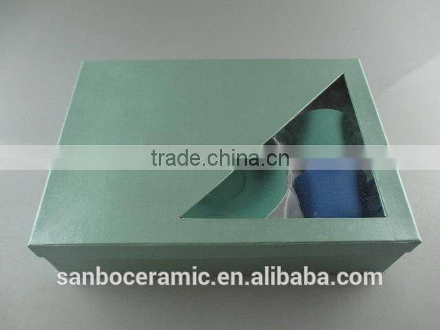 Colorful Fancy Ceramic Large Cups and Saucer for coffee