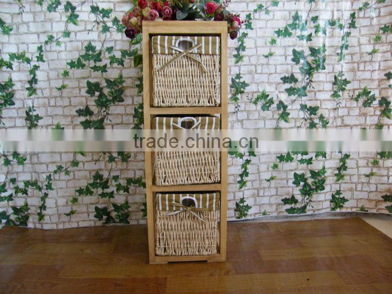modern wooden cabinet with 3 drawers/wooden furniture/wooden furniture
