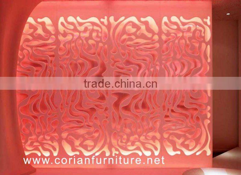 Construction materials corian solid surface, artificial stone wall panel