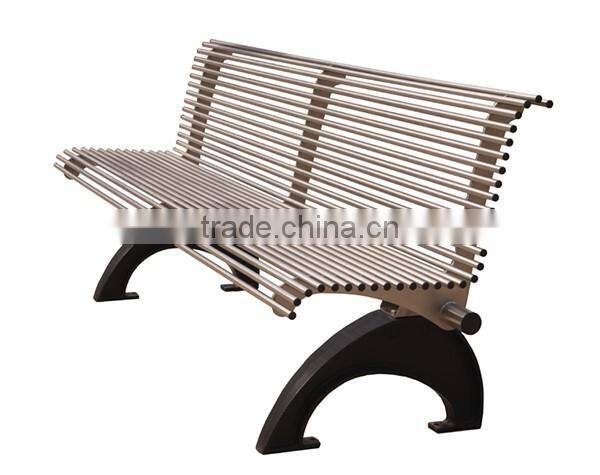 Arlau Stainless Park Bench,Stainless Steel Benches ,Metal Steel Bench