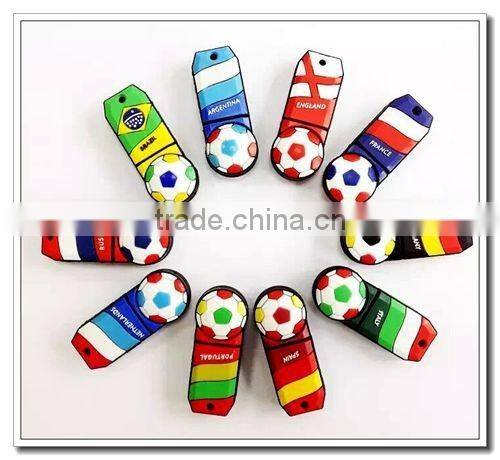 Fashion Footballs Design Silicone USB,key usb for wholesale