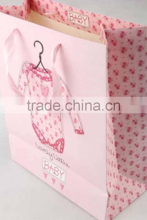 Printed Foldable Gift Bag /Colorful Shopping Paper Bag