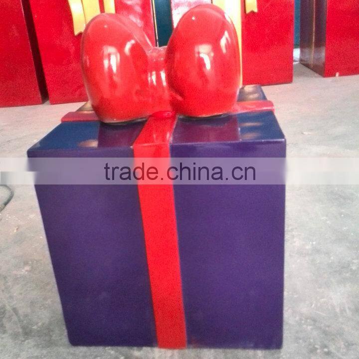 Waterproof frp Christmas purple gift-box