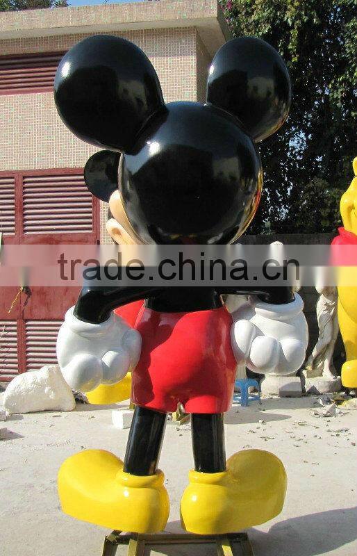 Fiberglass mickey mouse mascot