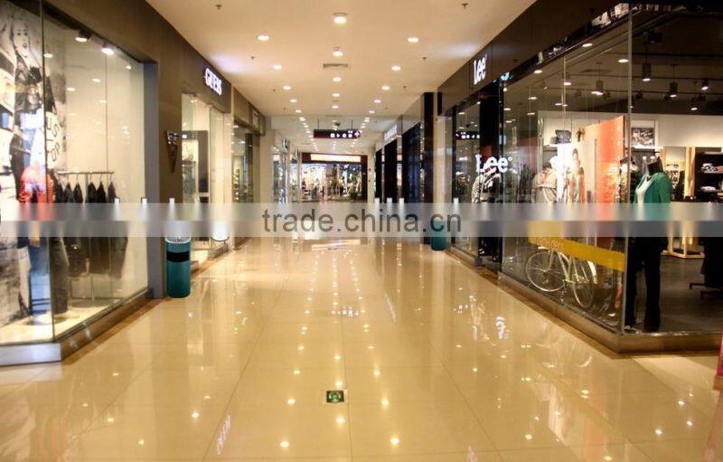 New design round-shape trash can with ashtray in gridding/ Commercial stainless steel ground ash barrel GPX-17 (Granite Pattern)