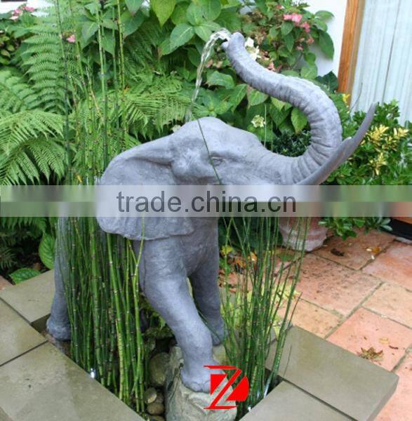 garden stone elephant fountain