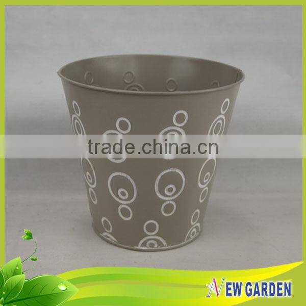 Newgarden colorful waterproof metal planter / iron flower pot stand