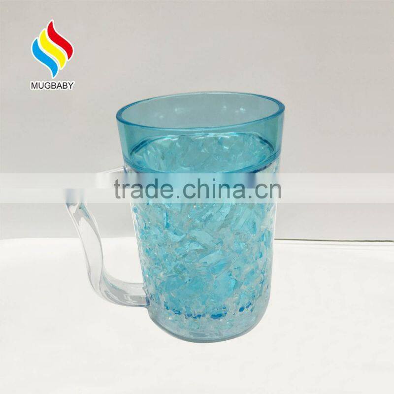 Hot sell Custom Printed Ice Mug Beer Double Wall