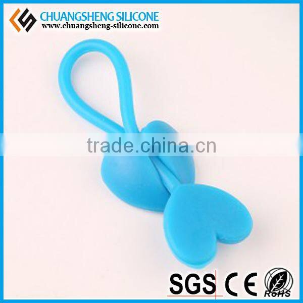 amazon best selling popular silicone earphone wire rope coil winder for android data cable