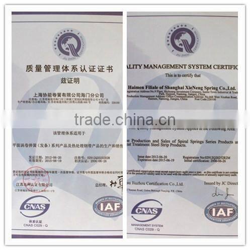 Constant force spring manufacturer