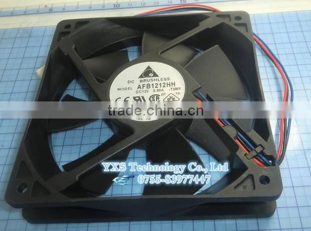 AFB1212HH-T5MK 120*120*25mm 12cm DC12V 0.50A 3wire Double Ball Chassis Cooling Fan